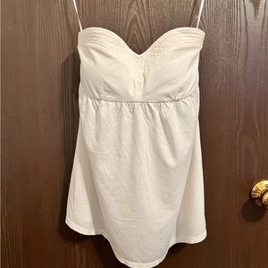 Strapless sweetheart neckline top